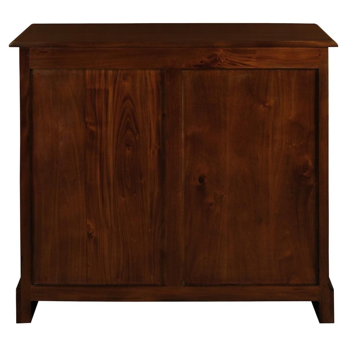 TASMANIA SOLID MAHOGANY BUFFET/SIDEBOARD 2 DOORS & 2 DRAWERS IN MAHOGANY COLOUR - MyChocolateWood