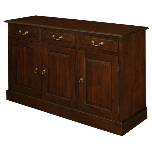 TASMANIA SOLID MAHOGANY BUFFET/SIDEBOARD 3 DOORS & 3 DRAWERS IN MAHOGANY COLOUR - MyChocolateWood