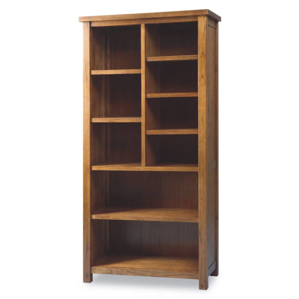 VALDEZ SOLID MOUNTAIN ASH BOOKCASE/DISPLAY UNIT NATURAL