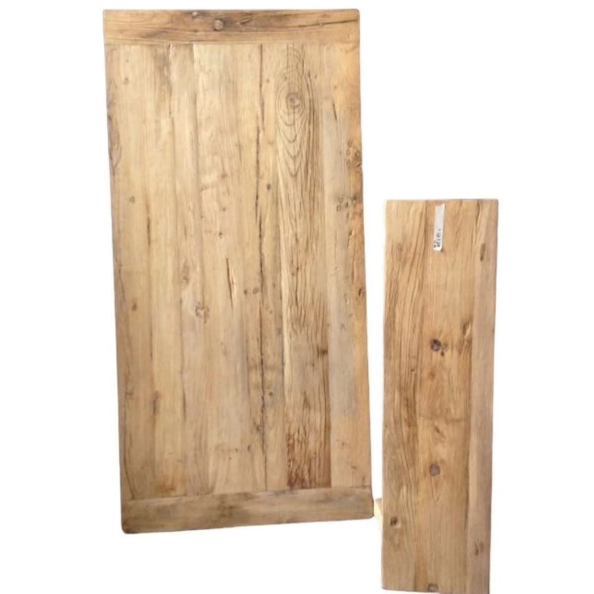 VALENCIA RECYCLED ELM FARMHOUSE RUSTIC BENCH FULL LENGTH 160CM - MyChocolateWood