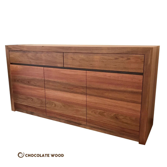 WINDSOR 2 DRAWER 3 DOOR BUFFET/SIDEBOARD IN TASMANIAN BLACKWOOD - AUSTRALIAN CUSTOM MADE - MyChocolateWood