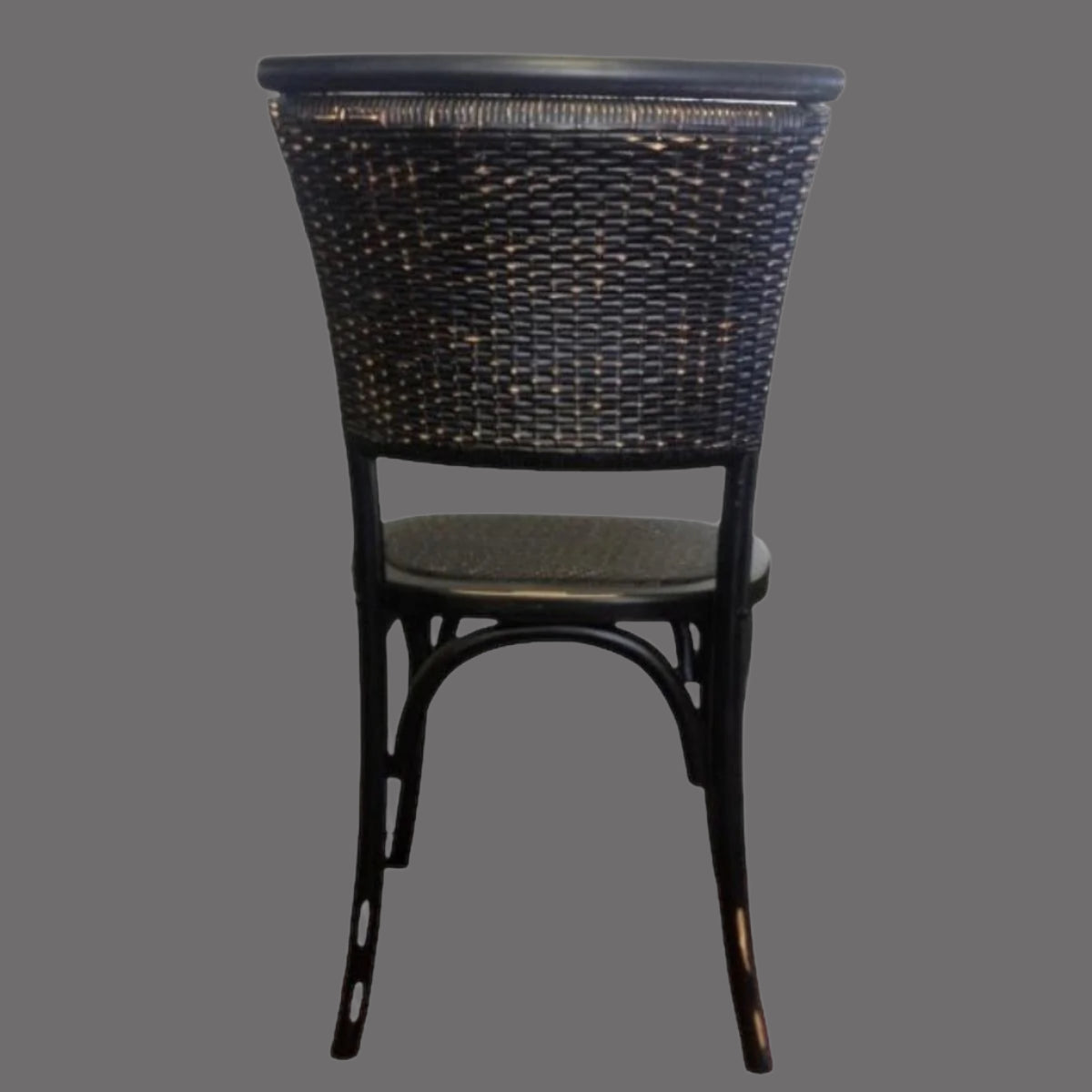 BERRY PROVINCIAL RUSTIC DINING CHAIR IN BLACK - MyChocolateWood