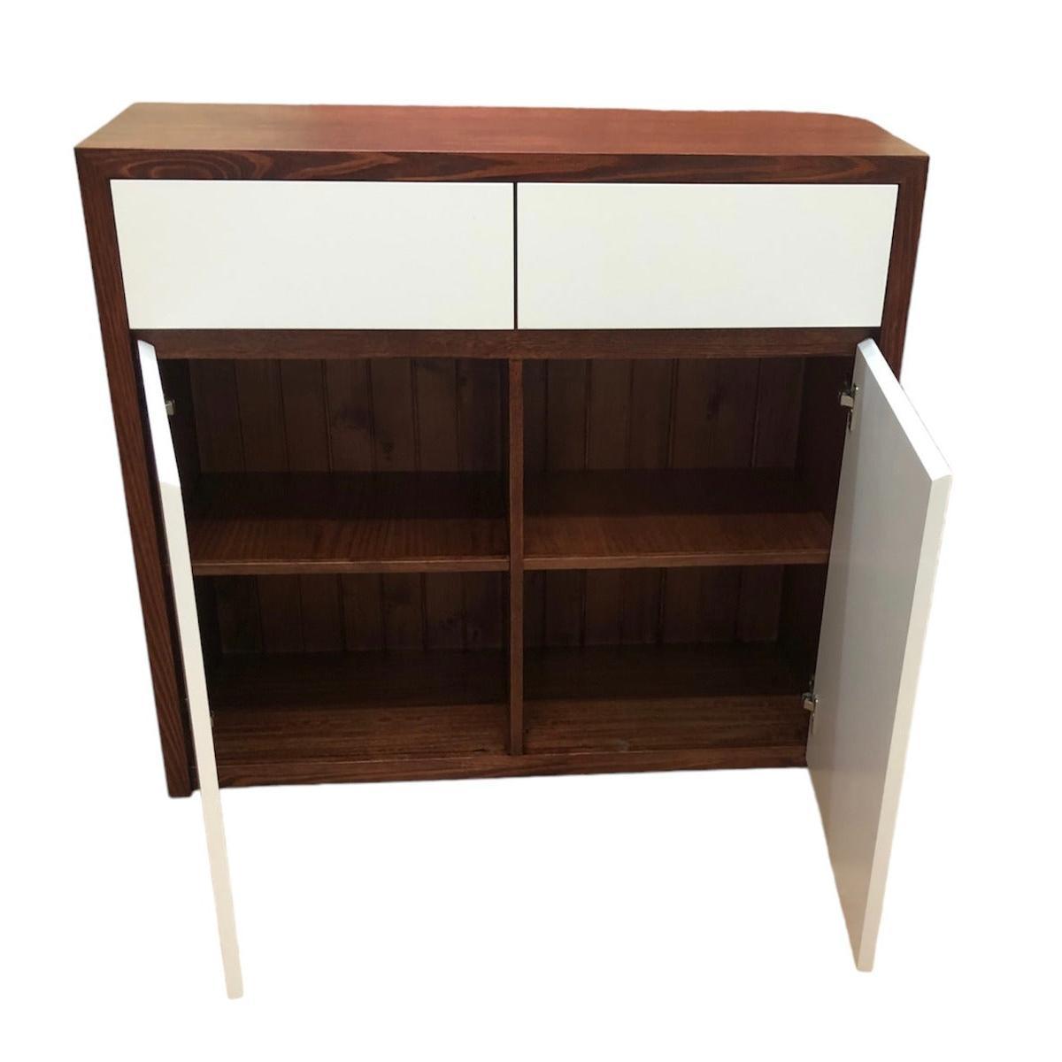 MELLISA CUSTOM MADE BUFFET/SIDEBOARD IN TASSIE OAK WITH 2 SINGLE PACK DOORS & 2 SINGLE PACK DRAWERS - MyChocolateWood