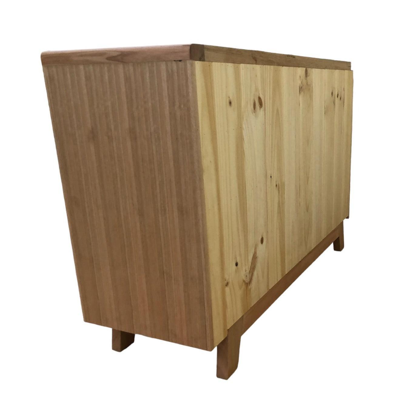 MADE TO ORDER SMALL MAXWELL 8 DRAWER TASSIE OAK DRESSER IN CLEAR LACQUER