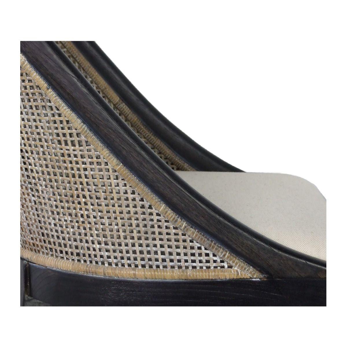 SOUTHAMPTON HAMPTONS SOLID MINDI WOOD/ RATTAN DINING CHAIR/ LOUNGE CHAIR IN SMOKED GREYWASH