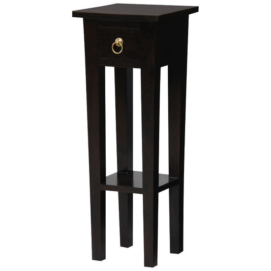 STRAIGHT SOLID MAHOGANY TIMBER PLANT STAND - CHOCOLATE - MyChocolateWood