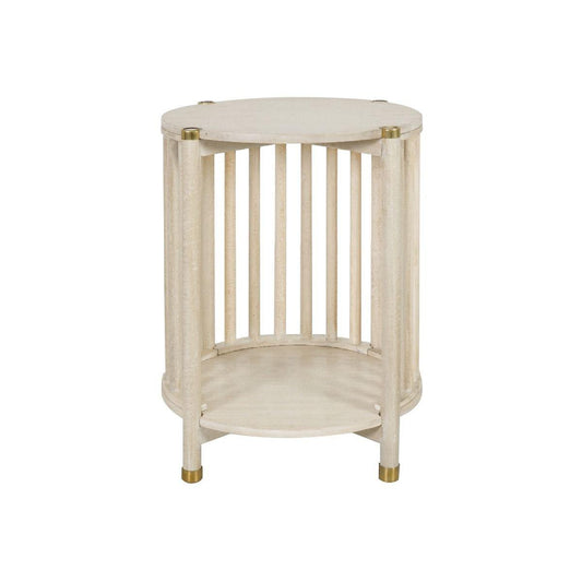 MARLEY ROUND MANGO WOOD SIDE TABLE WHITE DRIFTWOOD - MyChocolateWood