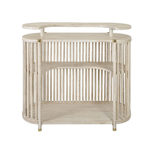 MARLEY MANGO WOOD BAR DRIFTWOOD WHITE - MyChocolateWood