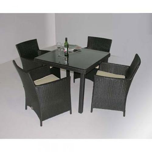 SANTANA 5pcs Outdoor Setting - MyChocolateWood
