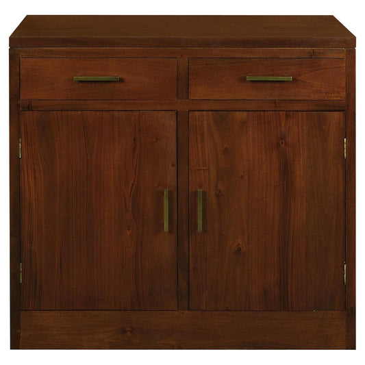 PARIS SOLID MAHOGANY BUFFET/SIDEBOARD 2 DOORS 2 DRAWERS IN MAHOGANY - MyChocolateWood
