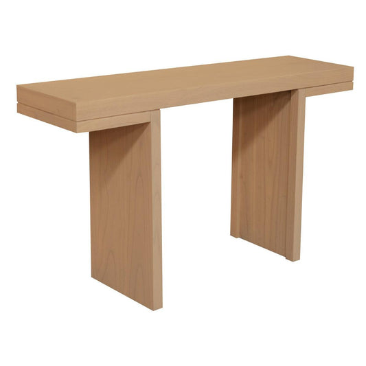 BRENTWOOD CONTEMPORARY CONSOLE TABLE HALL TABLE - NATURAL - MyChocolateWood