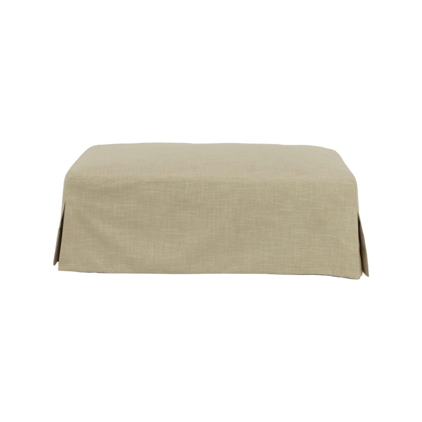 CORDELIA HAMPTON STYLE OTTOMAN IN KAHKI - MyChocolateWood