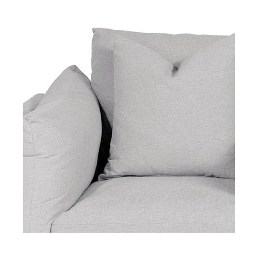 LARK SLIPCOVER CHAIR HAMPTONS STYLE SWIVEL ARMCHAIR IN DEXTER BEACHGLASS COLOUR - MyChocolateWood