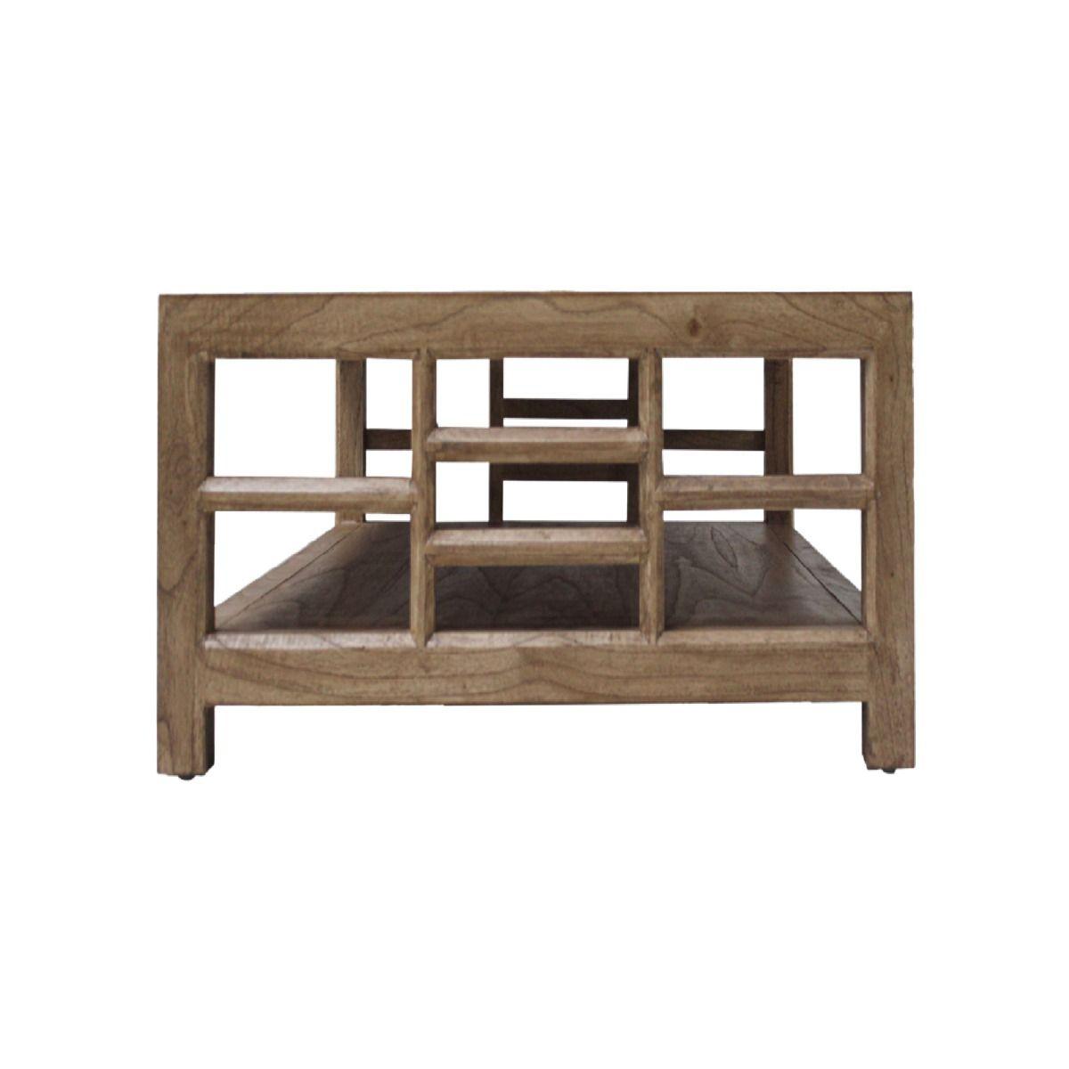 FABRIZIO MINDI WOOD COFFEE TABLE IN MINDI BROWN