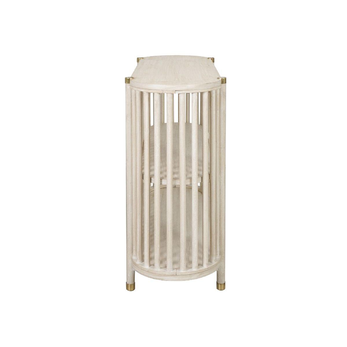 MARLEY MANGO WOOD CONSOLE TABLE IN DRIFTWOOD WHITE - MyChocolateWood