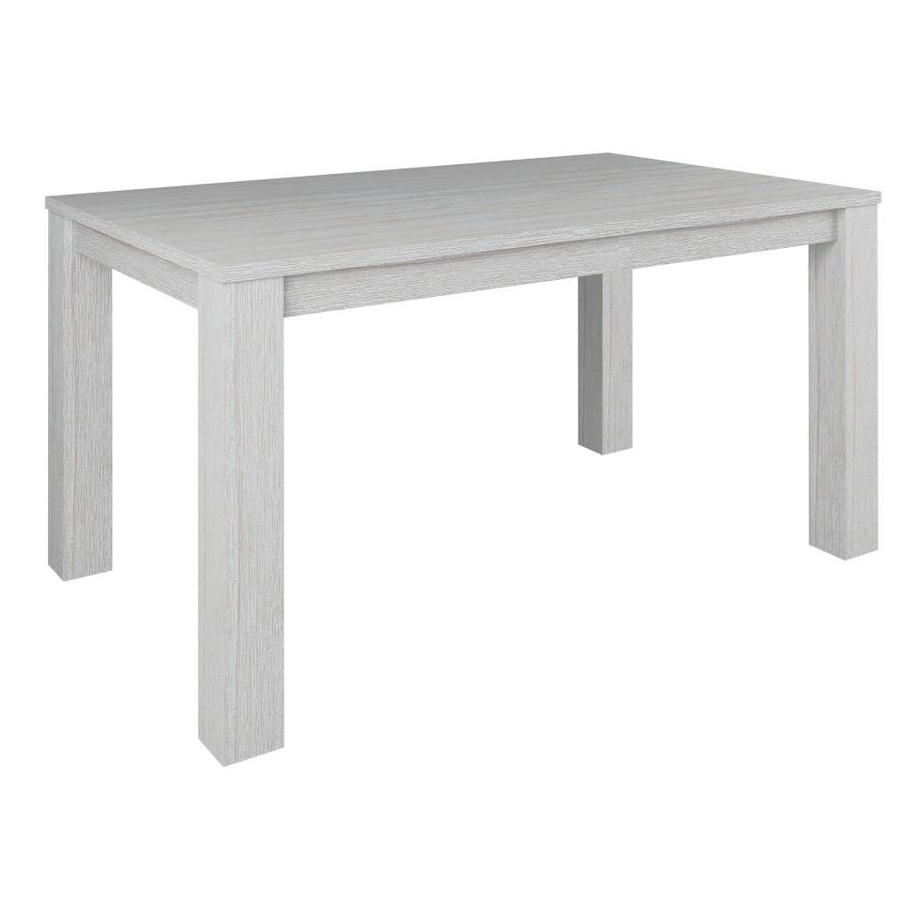 MANLY DINING TABLE IN BRUSHED WHITEWASH 150CM - MyChocolateWood