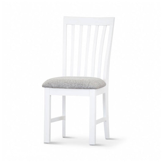 ANIKA SOLID ACACIA WOOD DINING CHAIR IN VIVID WHITE - MyChocolateWood
