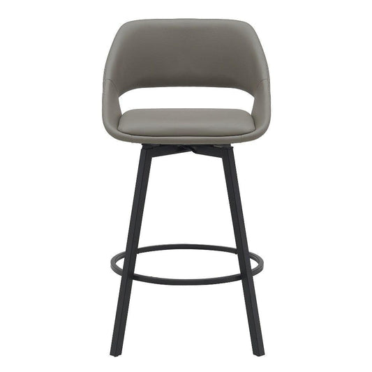 DINO PU BAR CHAIR IN LIGHT GREY - MyChocolateWood