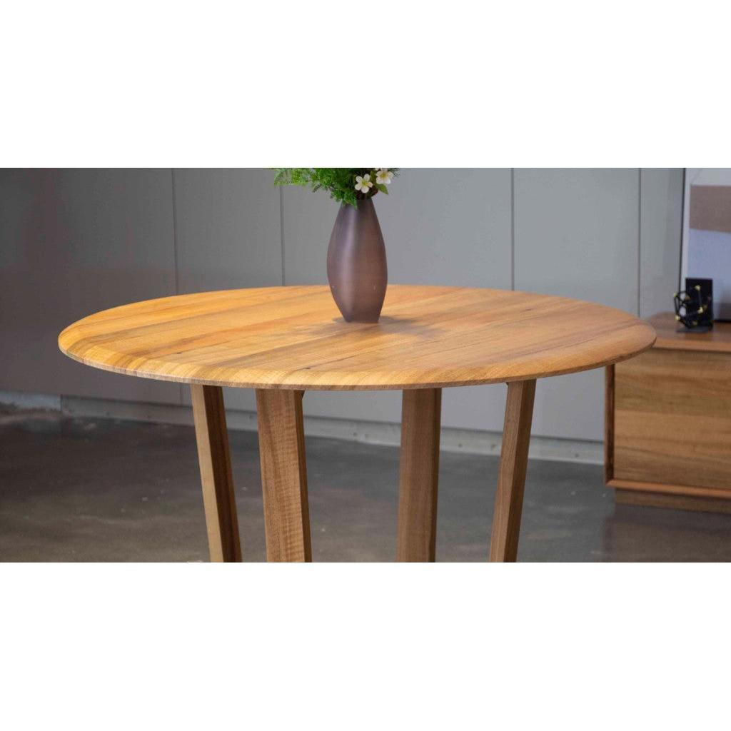 TAMWORTH MARRI WOOD ROUND DINING TABLE - NATURAL - 160CM DIA. - MyChocolateWood