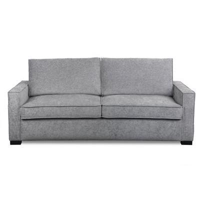 PHILIPA QUEEN SOFA BED/LOUNGE SOFA COUCH SETTEE MEMORY FOAM MATTRESS SLATE - MyChocolateWood