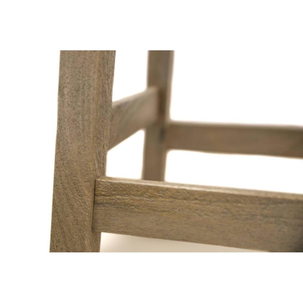 PAPAYA SOLID MANGO WOOD STOOL HONEY WASH - MyChocolateWood