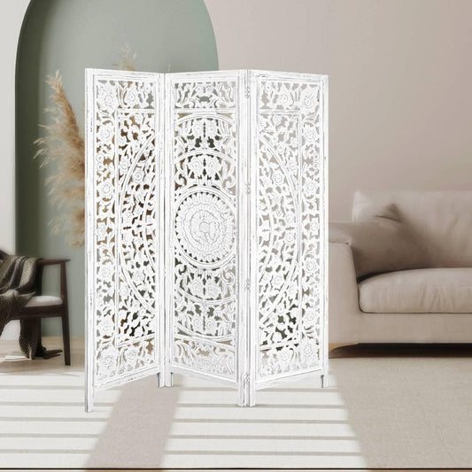 FLEMINGTON SCREEN 150X 2.4 X 180CM IN ANTIQUE WHITE - MyChocolateWood
