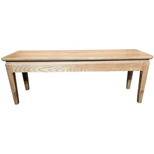 ELLA SOLID OAK DINING BENCH NATURAL 128CM - MyChocolateWood