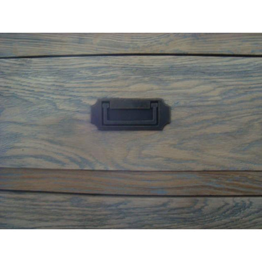 HAMPTON GREYWASHED OAK SIDE TABLE 55CM - MyChocolateWood