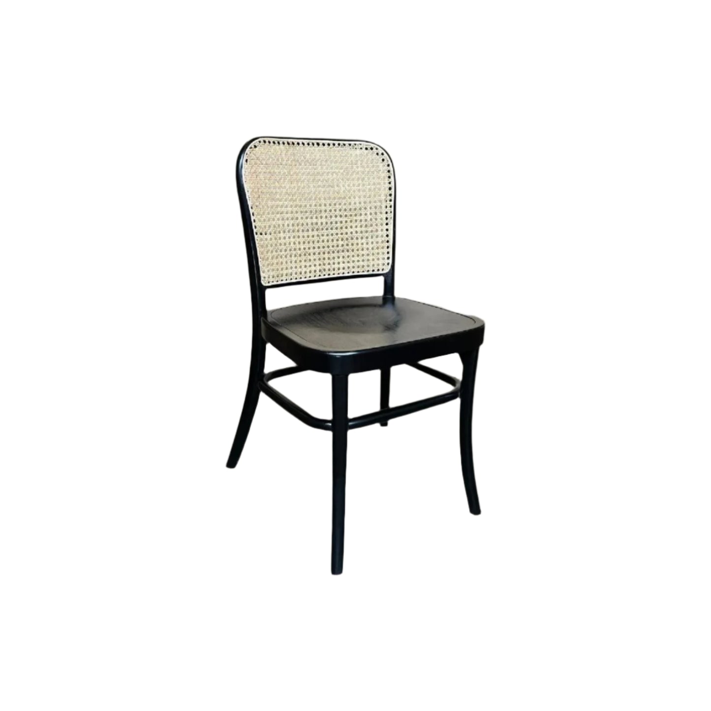 PHOENIX DINING CHAIR BLACK SOLID BEECHWOOD FRAME/BLACK SEAT - MyChocolateWood
