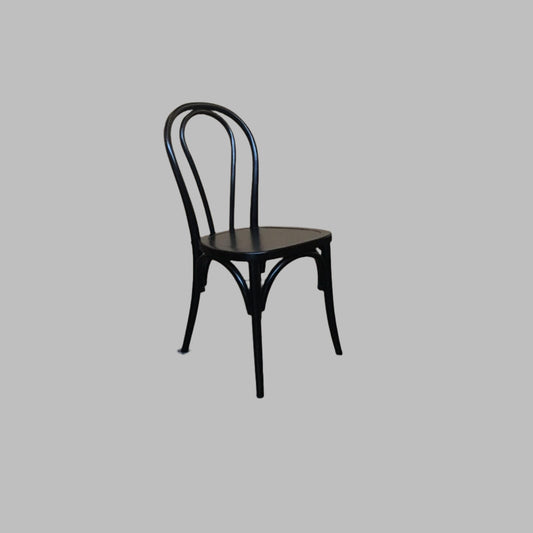 CRISTO BENTWOOD DINING CHAIR BLACK (NON-STACKABLE) - MyChocolateWood