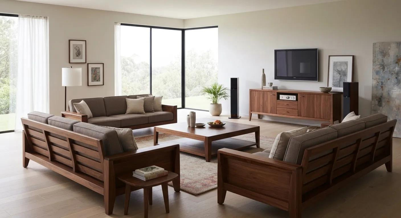 Shop Stylish Timber Furniture Online in Chocolate Wood