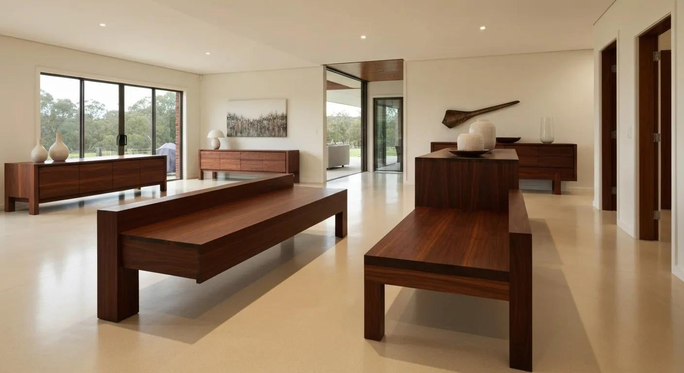 Exquisite Chocolate Wood: Custom Furniture in Australia