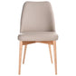 GLADIS TOP GRAIN LEATHER DINING CHAIR IN MOCHA