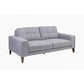 HARDIN FABRIC 3-SEATER + 2-SEATER SOFA SET LOUNGE SET GREY - MyChocolateWood