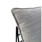 SILVA FABRIC ARMLESS LOUNGE CHAIR  EASY CHAIR ACCENT CHAIR IN MARINE