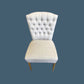 MURDOCH SOLID OAK FRAME LINEN DINING CHAIR
