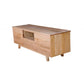 GRANVILLE SOLID TASSIE OAK TV UNIT WITH 2 DOORS & 1 DRAWER 145CM - MyChocolateWood