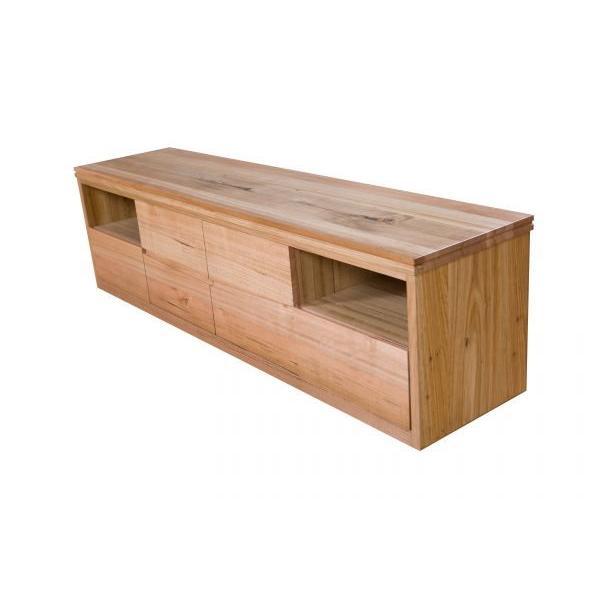 NOREEN SOLID TASMANIAN OAK TV UNIT - 2 DOOR & 2 DRAWERS