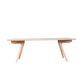 GRANVILLE TASSIE OAK RECTANGULAR DINING TABLE 2400MM - MyChocolateWood