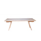 GRANVILLE TASSIE OAK RECTANGULAR DINING TABLE 2400MM - MyChocolateWood