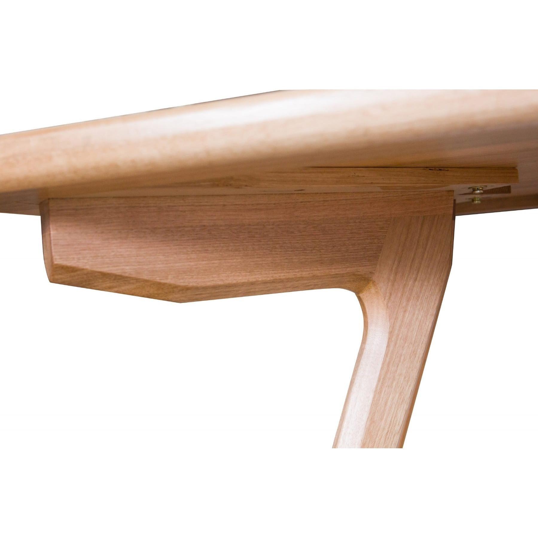 GRANVILLE TASSIE OAK RECTANGULAR DINING TABLE 2400MM - MyChocolateWood