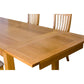 ANYA SOLID VICTORIAN ASH SIDE EXTENSION DINING TABLE 150-250CM WHEAT - MyChocolateWood