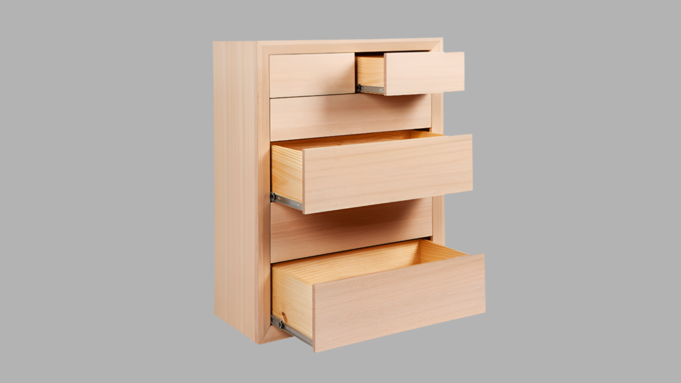 CHAUCER PINE TIMBER TALLBOY /CHEST OF 6 DRAWERS CUSTOM MADE IN AUSTRALIA