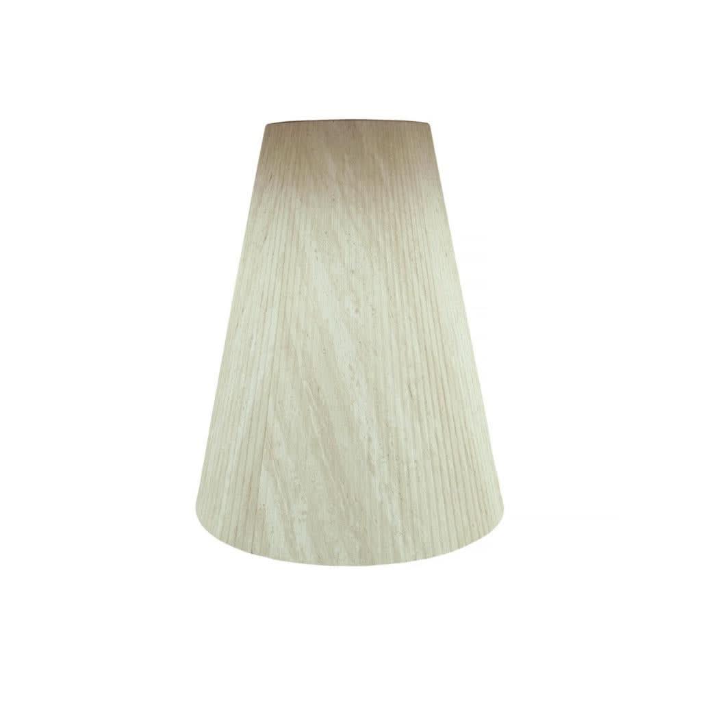 BYRD ROUND DINING TABLE TRAVERTINE LOOK 120CM  WHITE