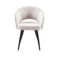 AIMAR FABRIC DINING CHAIR BEIGE COLOUR