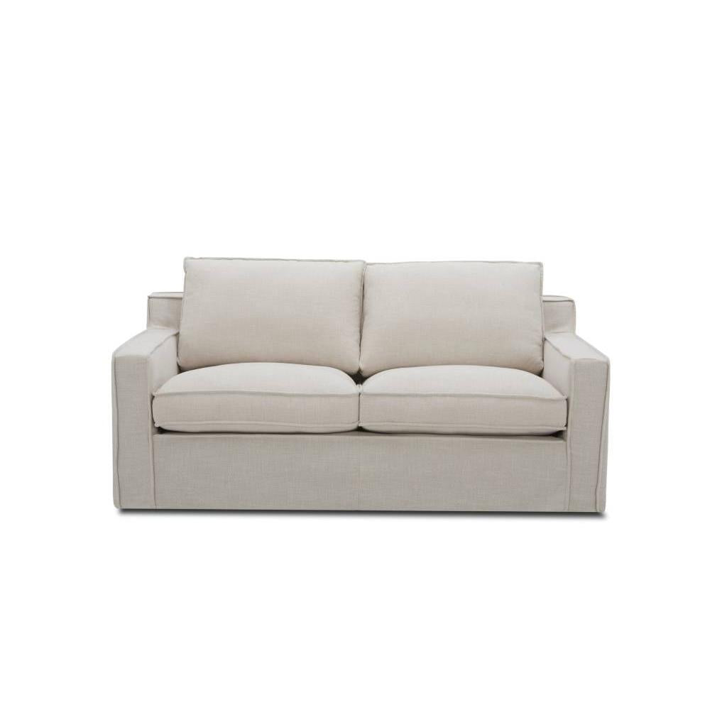 ALLARD FABRIC 2-SEATER SOFA STONE - MyChocolateWood