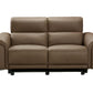 TARQUIN BROWN LEATHER 2-SEATER DUAL MOTOR ELECTRIC RECLINER SOFA W/POWERED HEADREST (Copy)