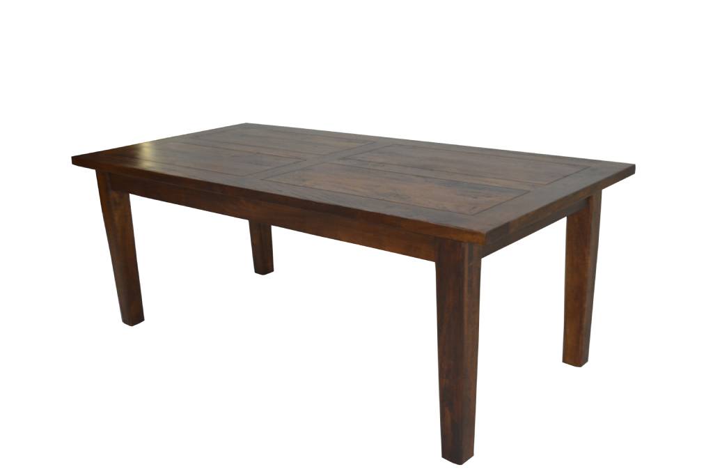 BROSLEY SOLID MANGO DINING TABLE LIGHT HONEY 210 CM