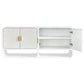 DELGARDO 4-DOOR BUFFET/SIDEBOARD WHITE