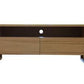 IBARRA SOLID & VENEER BLUE GUM TIMBER  ETU TELEVISION UNIT 2 DOORS 2 DRAWERS NATURAL
